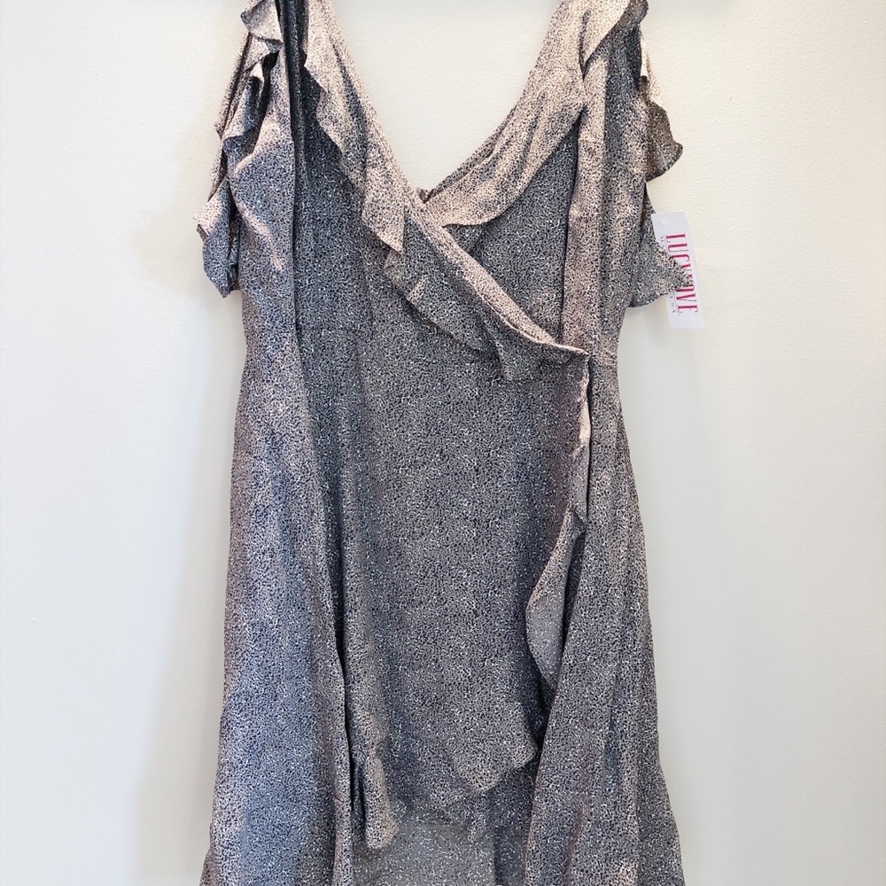 Lucy Love Leopard wrap dress